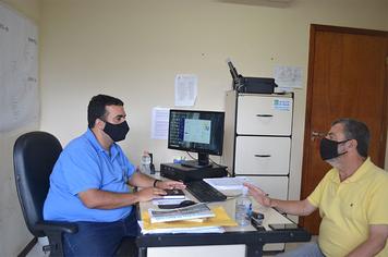 Vice-prefeito se reúne com diretor-presidente do SAAE