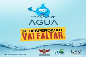 Prefeitura, UFV e SAAE lançam campanha conjunta contra o desperdício de água
