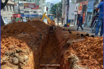 Manutenção na Rua Padre Serafim