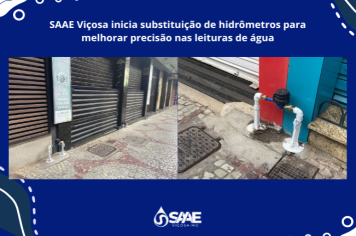 SAAE Viçosa inicia substituição de hidrômetros para melhorar precisão nas leituras de água