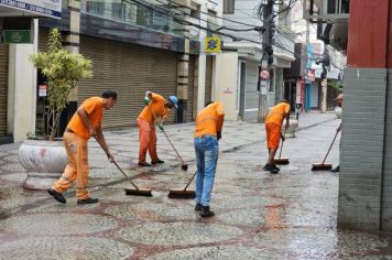 SAAE realiza lavagem, capina e limpeza em áreas estratégicas