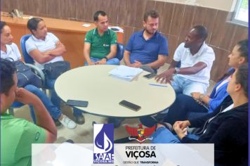 SAAE recebe a visita de equipe do Meio Ambiente de Ponte Nova