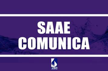 COMUNICADO DO SAAE SOBRE A QUALIDADE DA ÁGUA TRATADA EM VIÇOSA