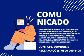 Alteração no uso de publicidade devido à legislação eleitoral