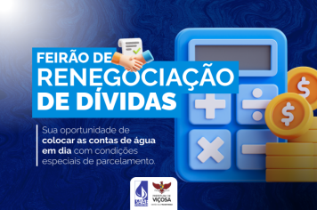 SAAE realiza Feirão de Renegociação de Dívidas a partir de 17 de novembro