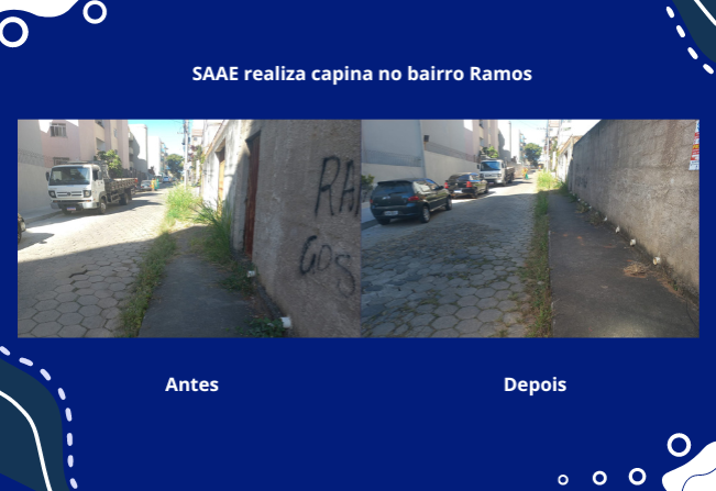 SAAE realiza capina no bairro Ramos