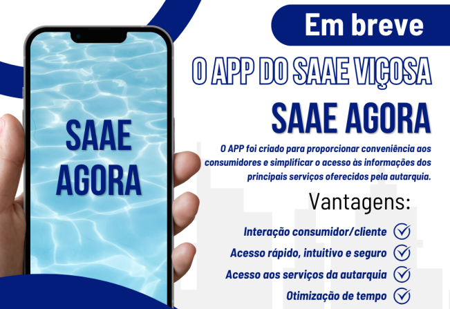 SAAE Viçosa lança aplicativo 