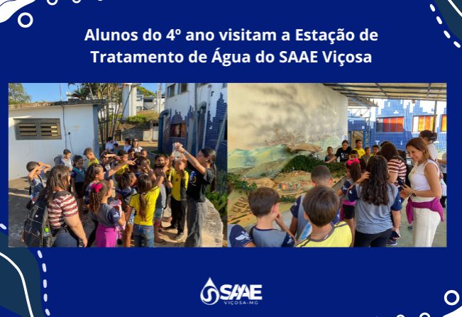 Escola Municipal Doutor Juscelino Kubitschek visita SAAE Viçosa