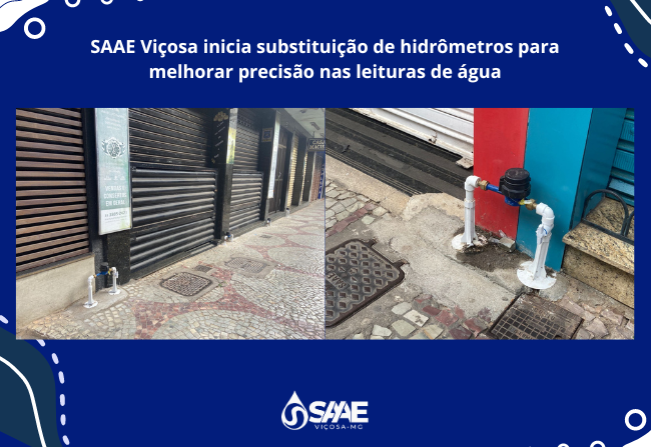SAAE Viçosa inicia substituição de hidrômetros para melhorar precisão nas leituras de água