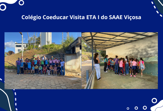 Colégio Coeducar visita ETA I do SAAE Viçosa 