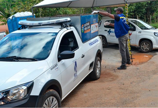 SAAE presta apoio ás barreiras sanitárias do município