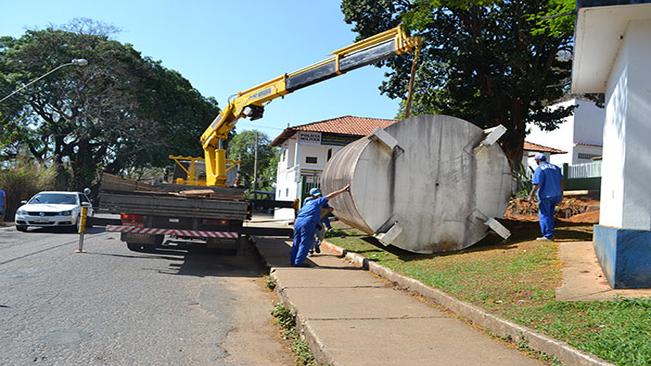 SAAE instala reservatório na entrada do Bela Vista